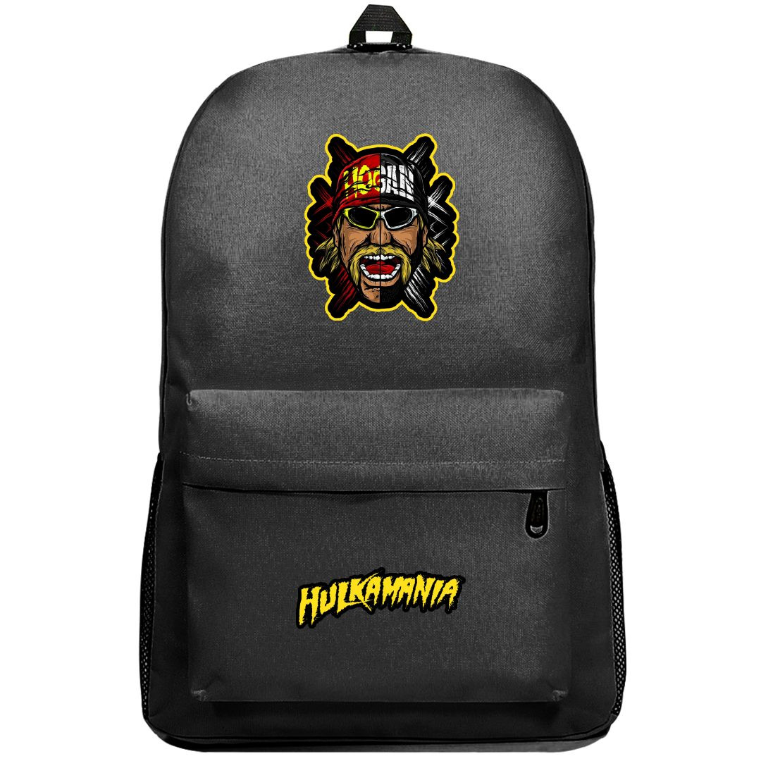 WWE Hulk Hogan Backpack SuperPack - Hulk Hogan Cartoon Avatar Sticker Art