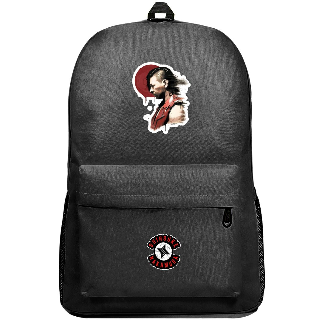 WWE Shinsuke Nakamura Backpack SuperPack - Shinsuke Nakamura Portrait Art