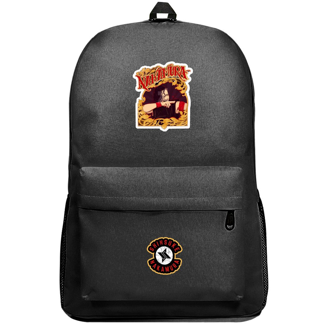 WWE Shinsuke Nakamura Backpack SuperPack - Shinsuke Nakamura Sticker Art