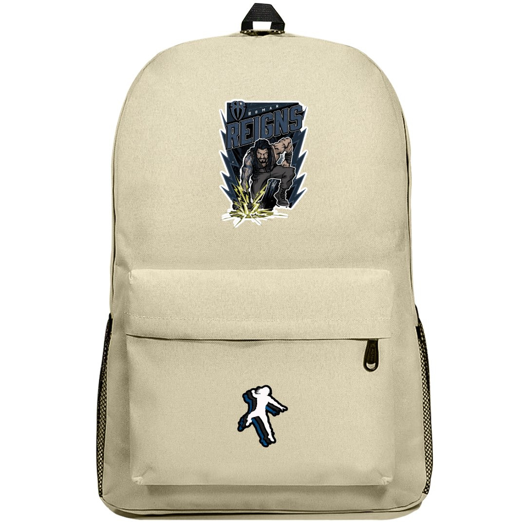WWE Roman Reigns Backpack SuperPack - Roman Reigns Comic Splash Sticker Art