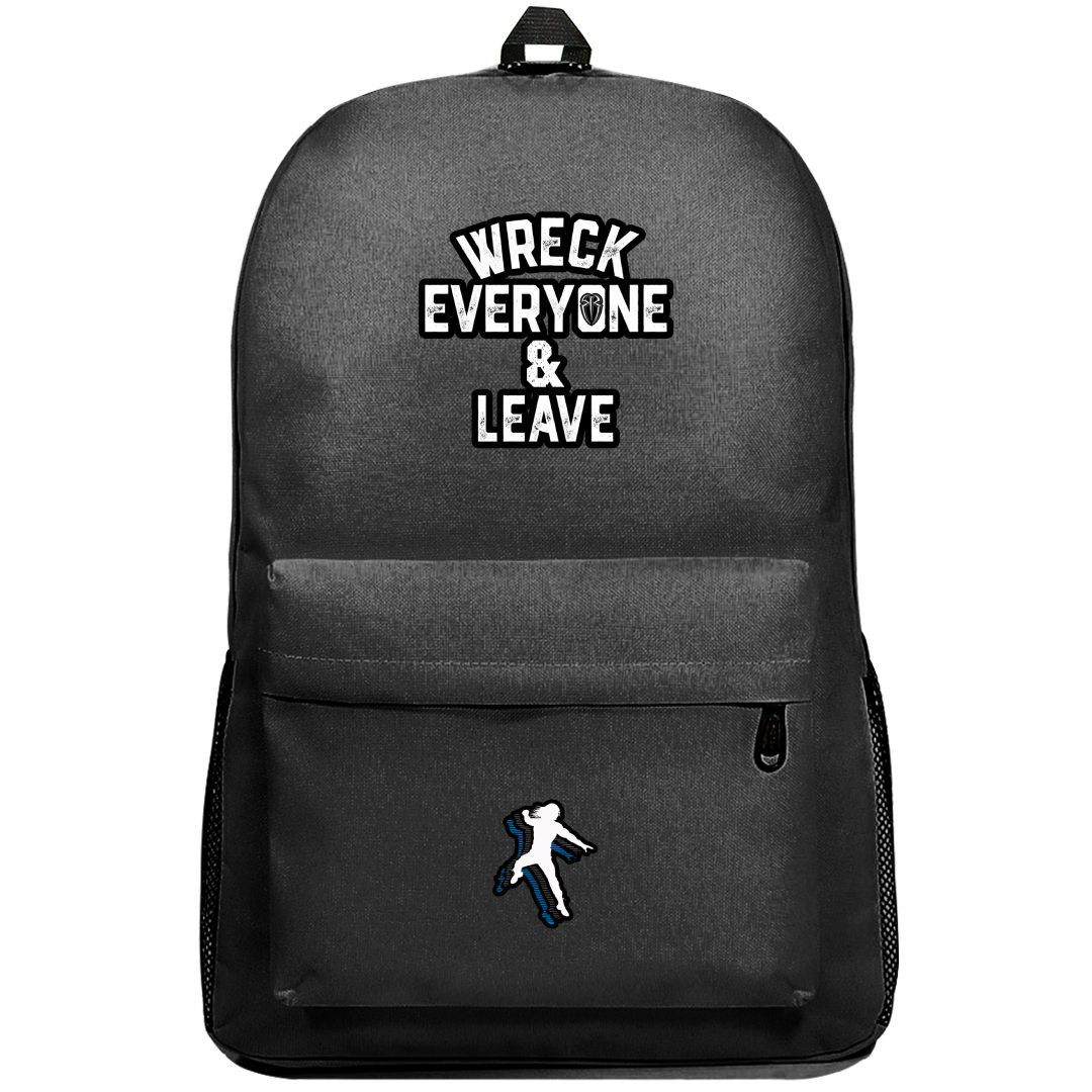 WWE Roman Reigns Backpack SuperPack - Roman Reigns Wreck Everyone And Leave Sticker Art
