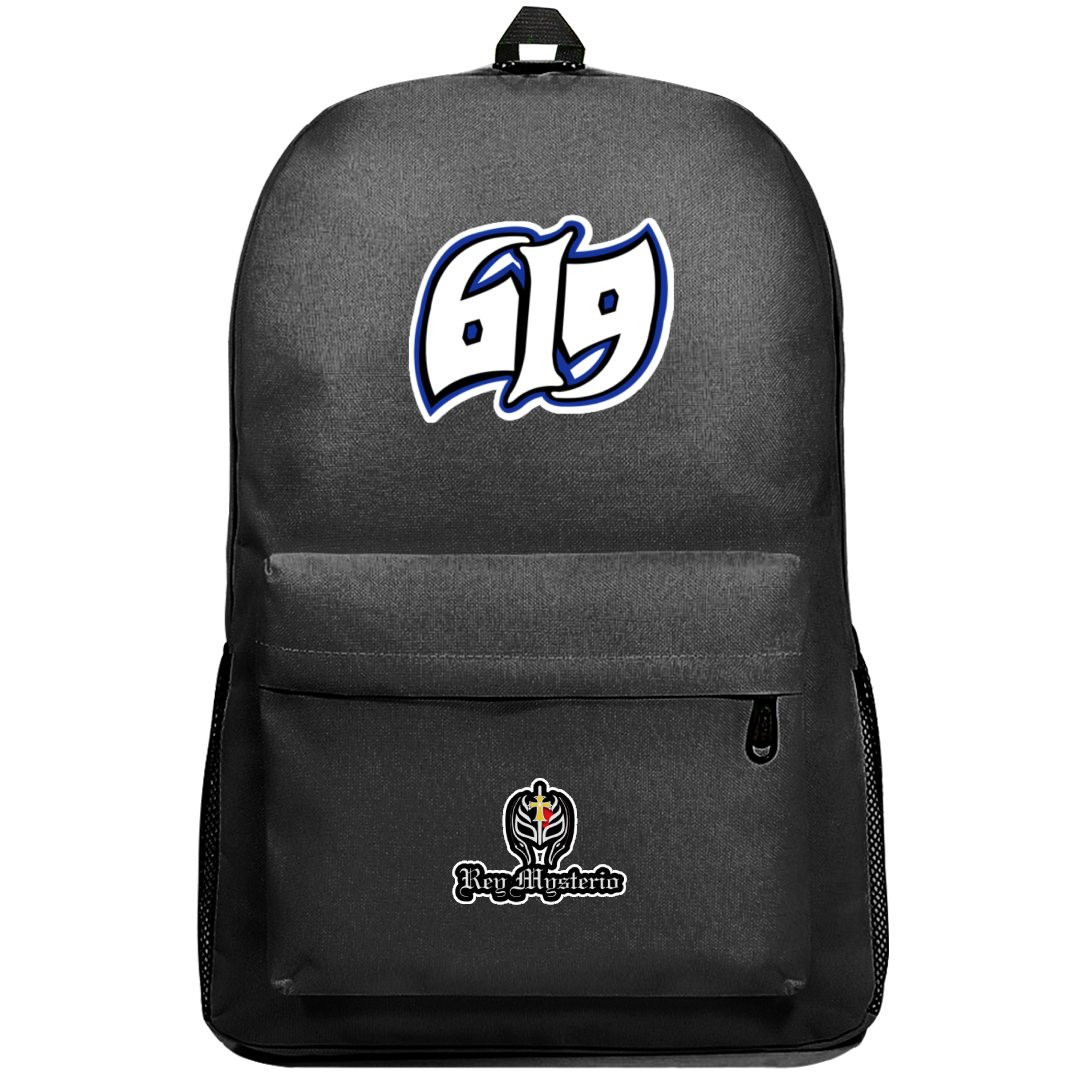 WWE Rey Mysterio Backpack SuperPack - Rey Mysterio 619 Sticker Art