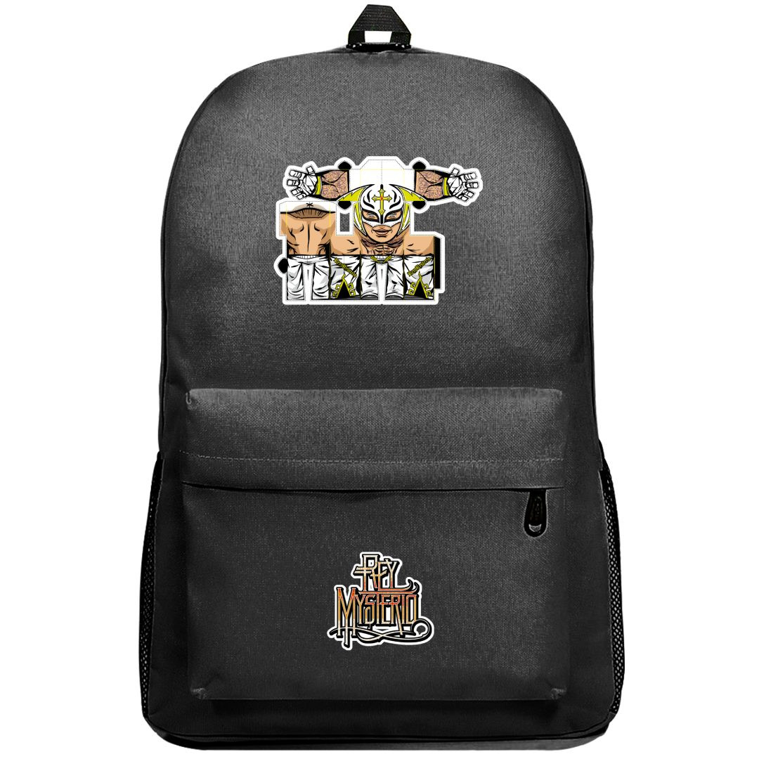 WWE Rey Mysterio Backpack SuperPack - Rey Mysterio Sticker Art