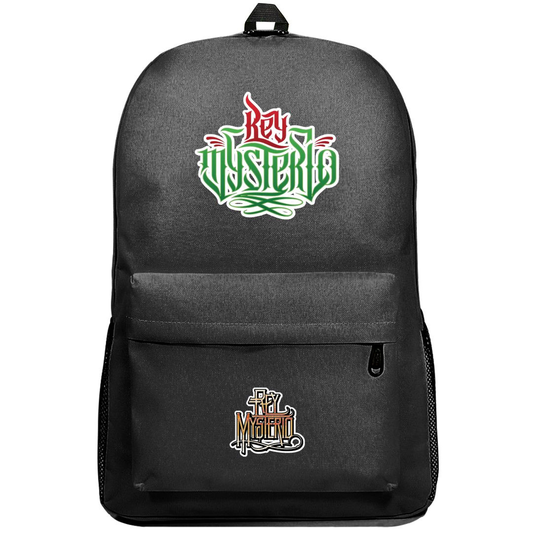 WWE Rey Mysterio Backpack SuperPack - Rey Mysterio Typography Sticker Art