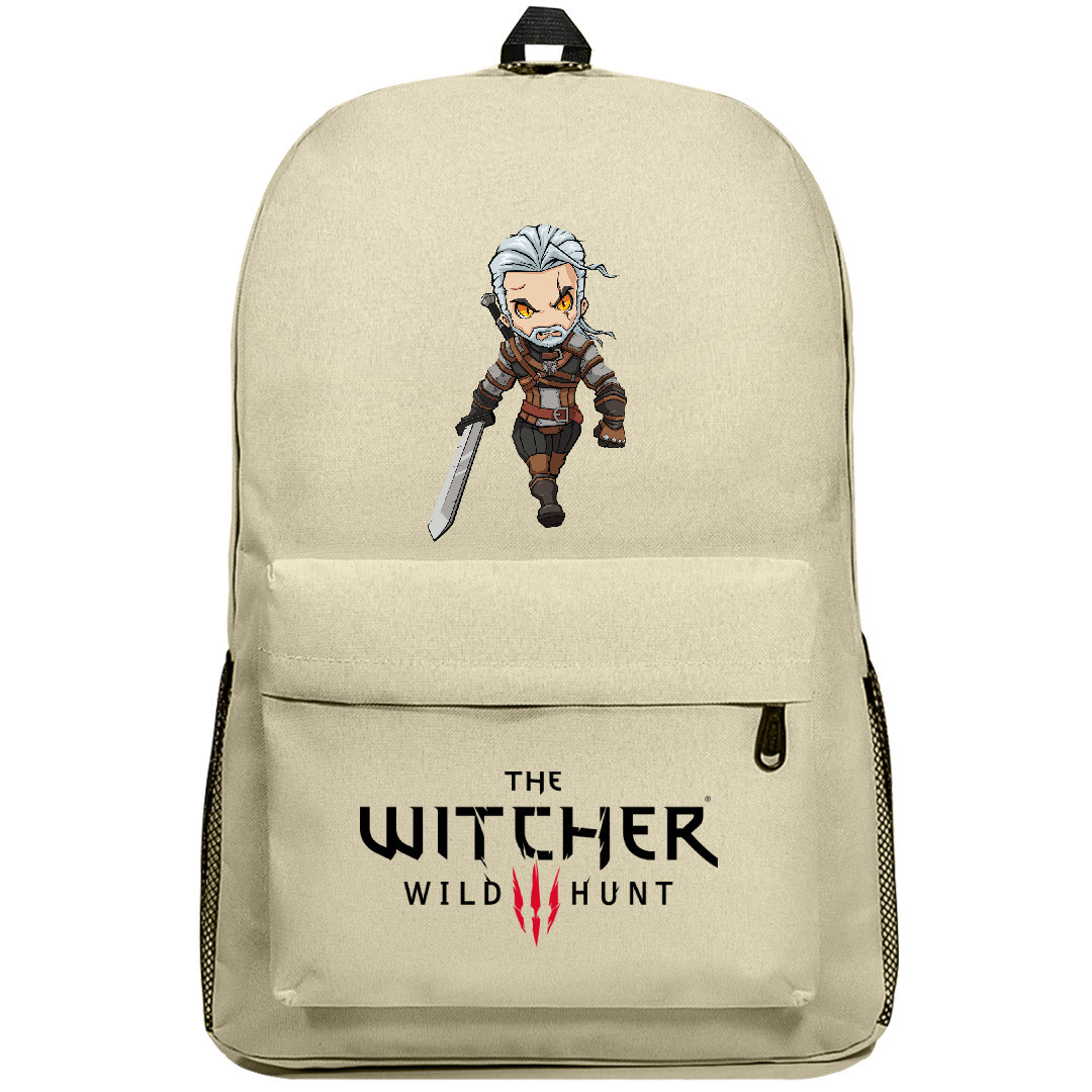 The Witcher Geralt Backpack SuperPack - Geralt of Rivia Chibi Art
