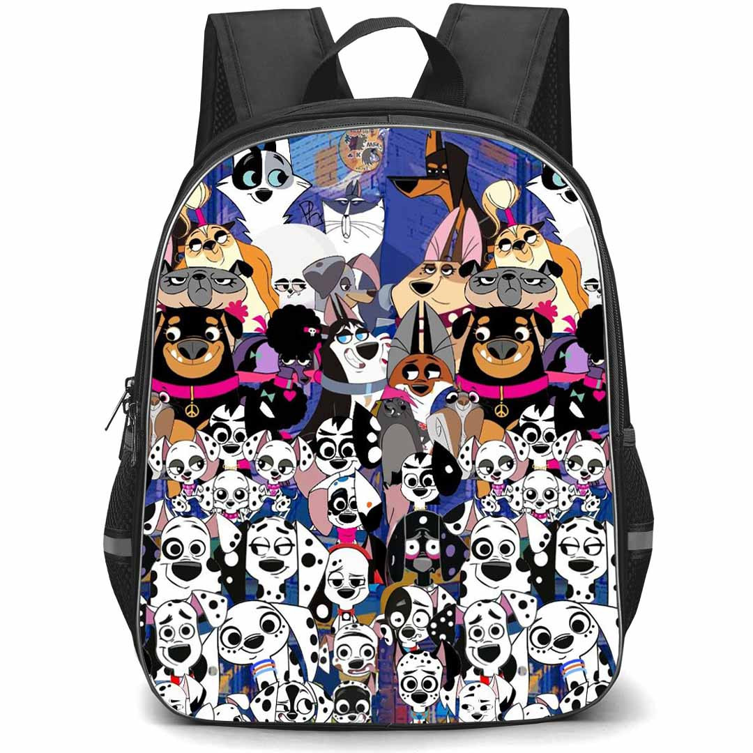 101 Dalmatians Backpack StudentPack - 101 Dalmatians Street Full Gang Poster