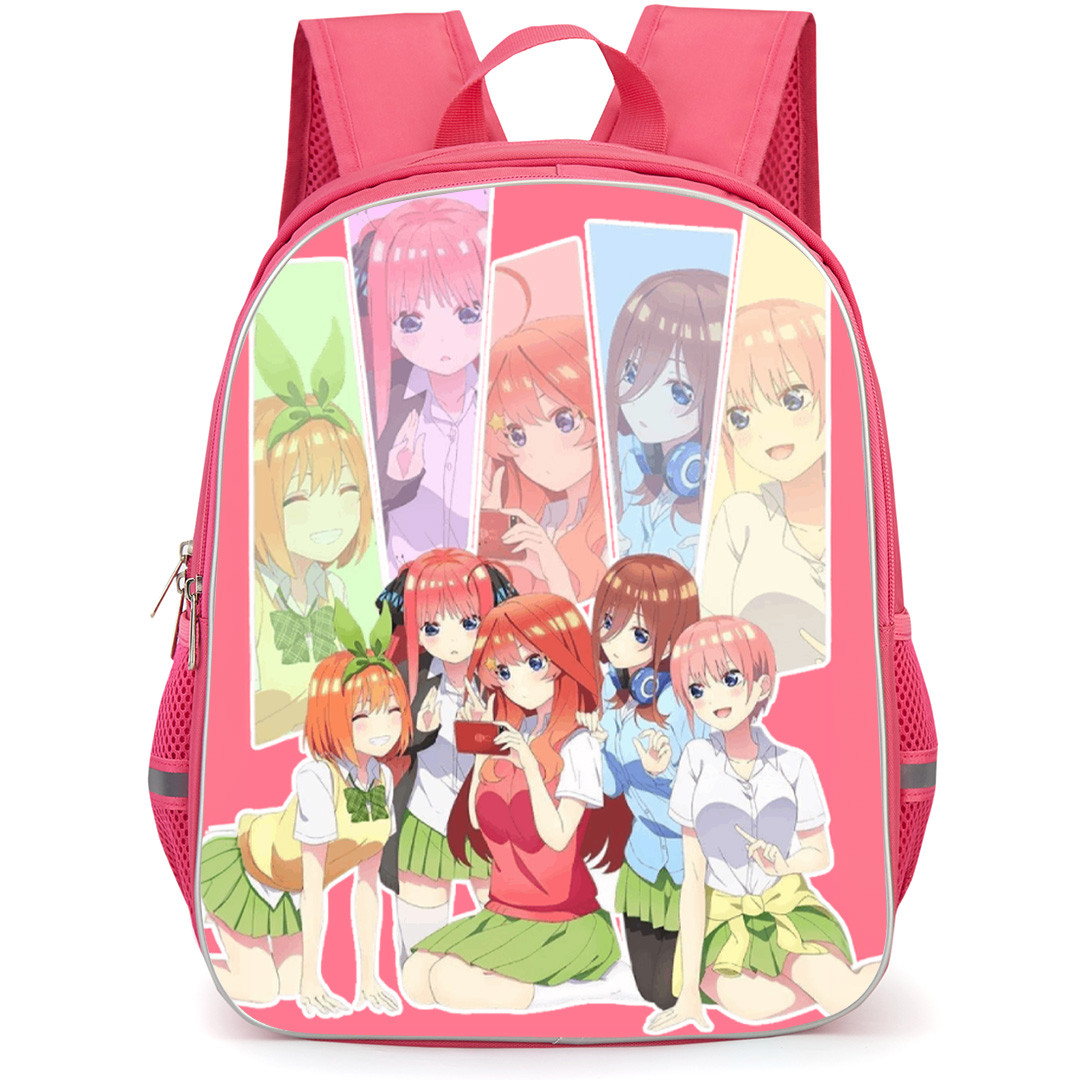 The Quintessential Quintuplets Backpack School Bag StudentPack - The Quintessential Quintuplets Anime Character Group Poster