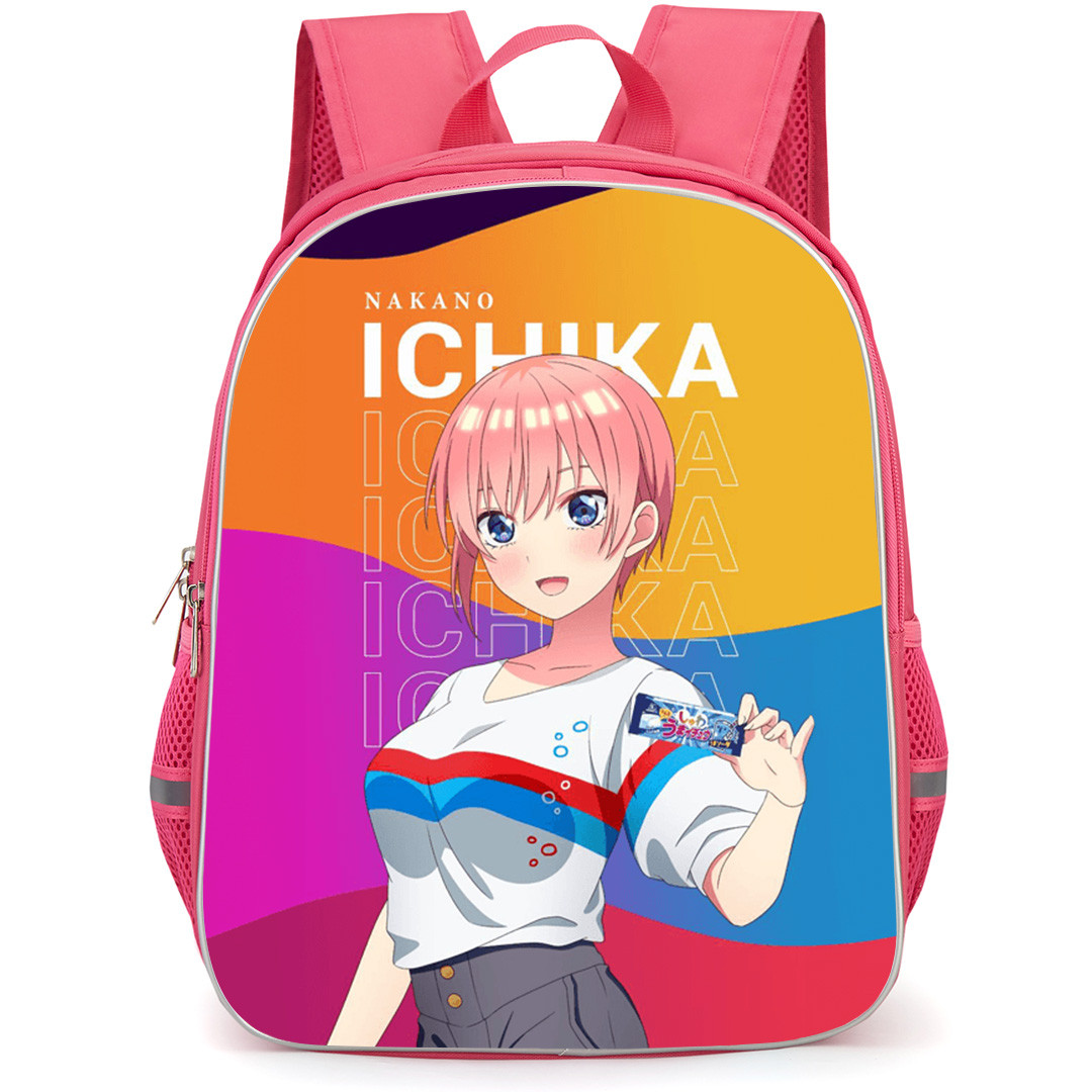 The Quintessential Quintuplets Ichika Nakano Backpack School Bag StudentPack - Ichika Nakano Hi-Chew Candy in Hand Artwork