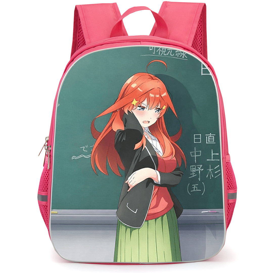 The Quintessential Quintuplets Itsuki Nakano Backpack School Bag StudentPack - Itsuki Nakano Confession Scene in an Empty Classroom Artwork
