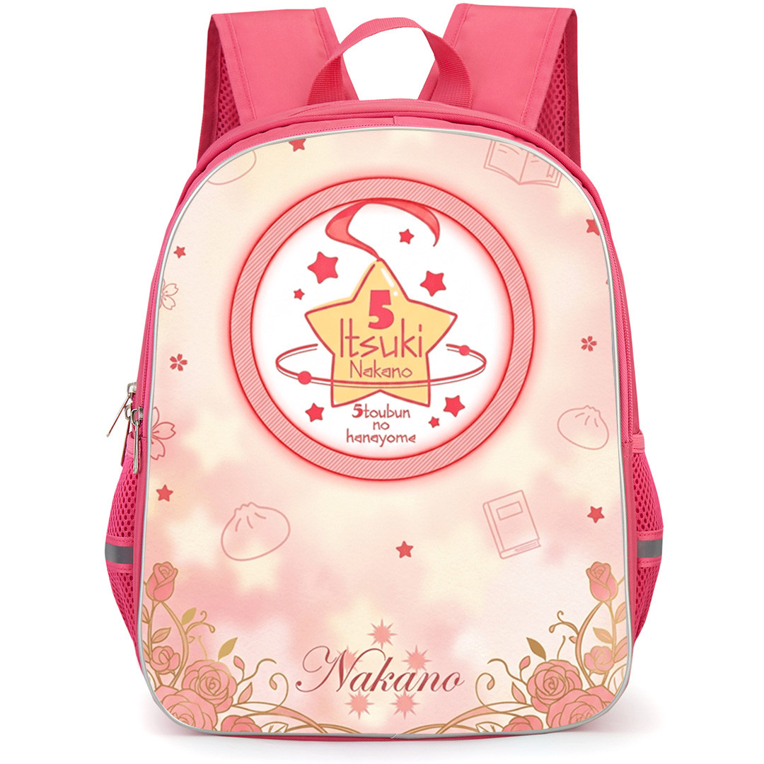 The Quintessential Quintuplets Itsuki Nakano Backpack School Bag StudentPack - Itsuki Nakano Star Shaped Design Logo