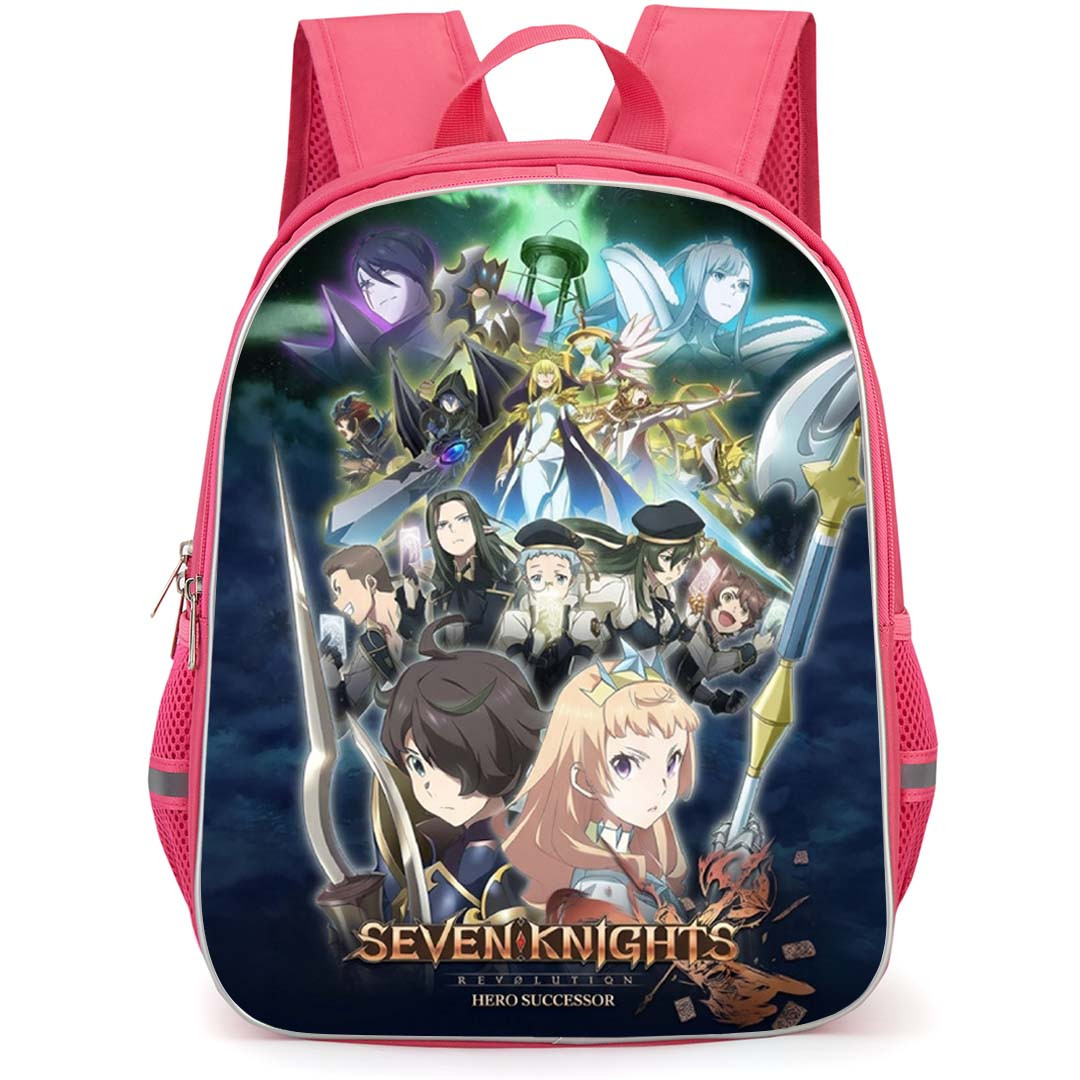 Seven Knights Backpack School Bag StudentPack - Seven Knights Characters Hero Successor Series Poster