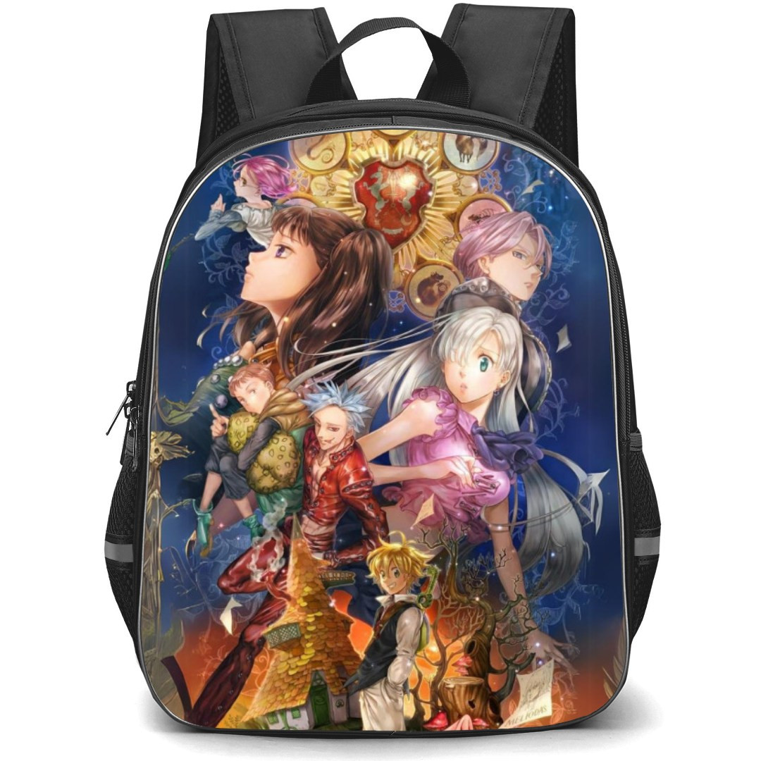 The Seven Deadly Sins Backpack Student Pack - Characters Smiling Poster