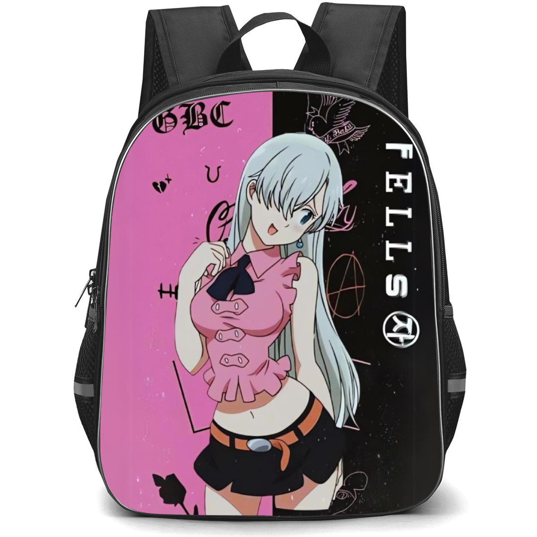 The Seven Deadly Sins Elizabeth Backpack Student Pack - Elizabeth Portrait Fells Poster