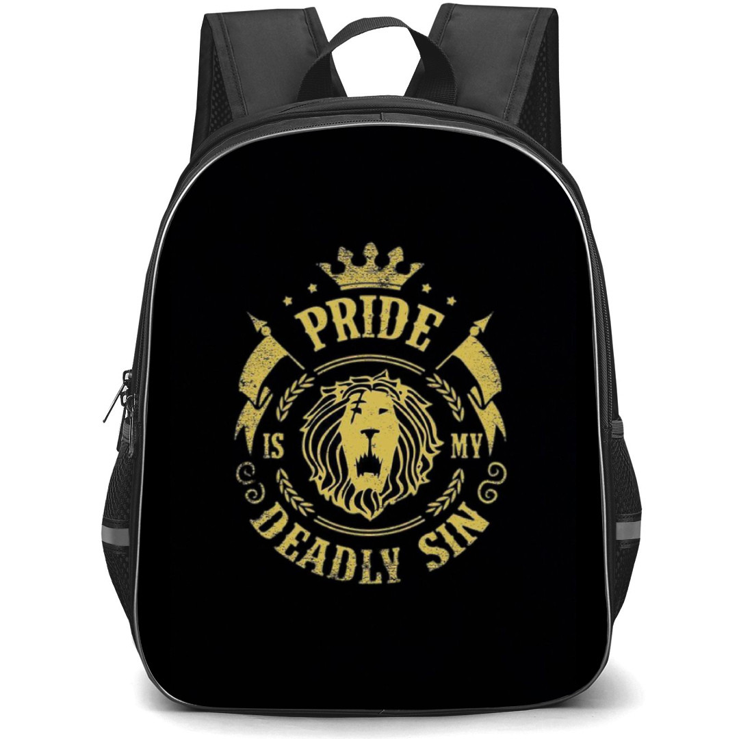 The Seven Deadly Sins Escanor Backpack Student Pack - Escanor Pride Deadly Sin Logo