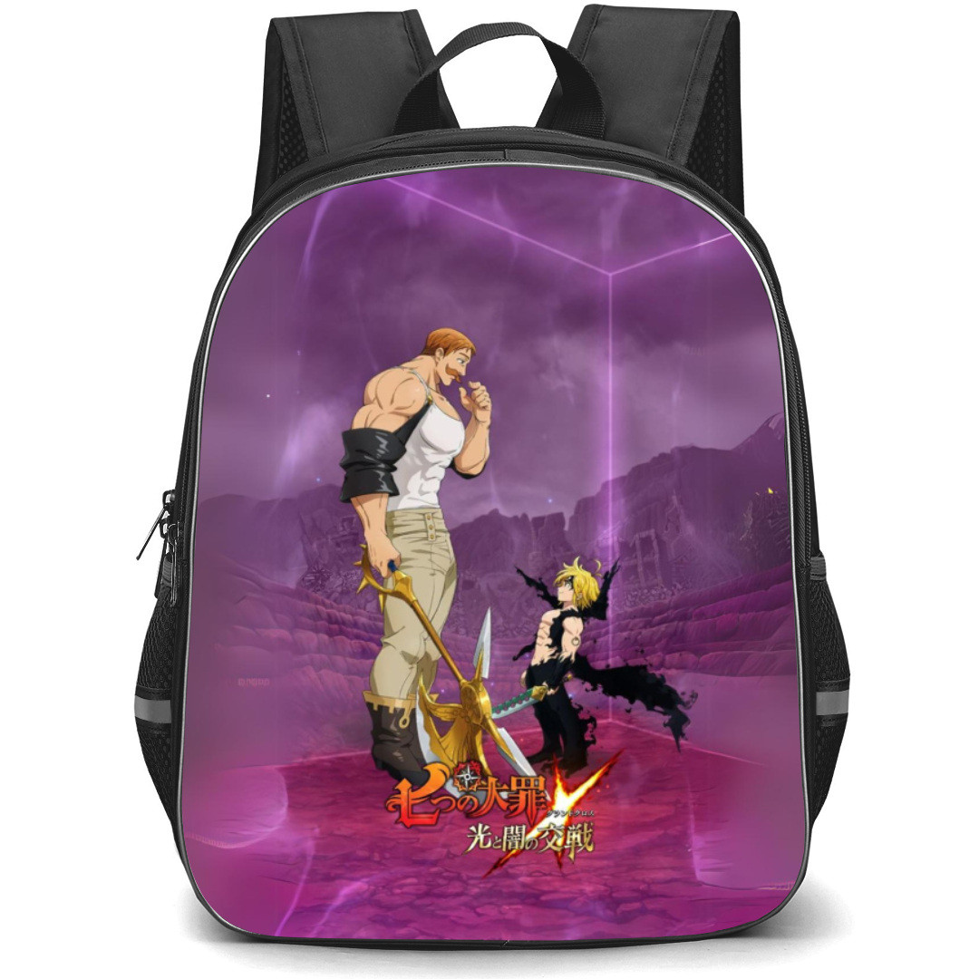 The Seven Deadly Sins Backpack Student Pack - Escanor And Meliodas Series Poster