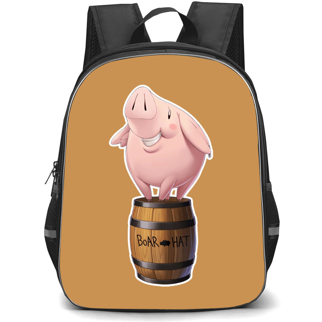 The Seven Deadly Sins Hawk Backpack Student Pack - Hawk Portrait Stand Barrel Sticker