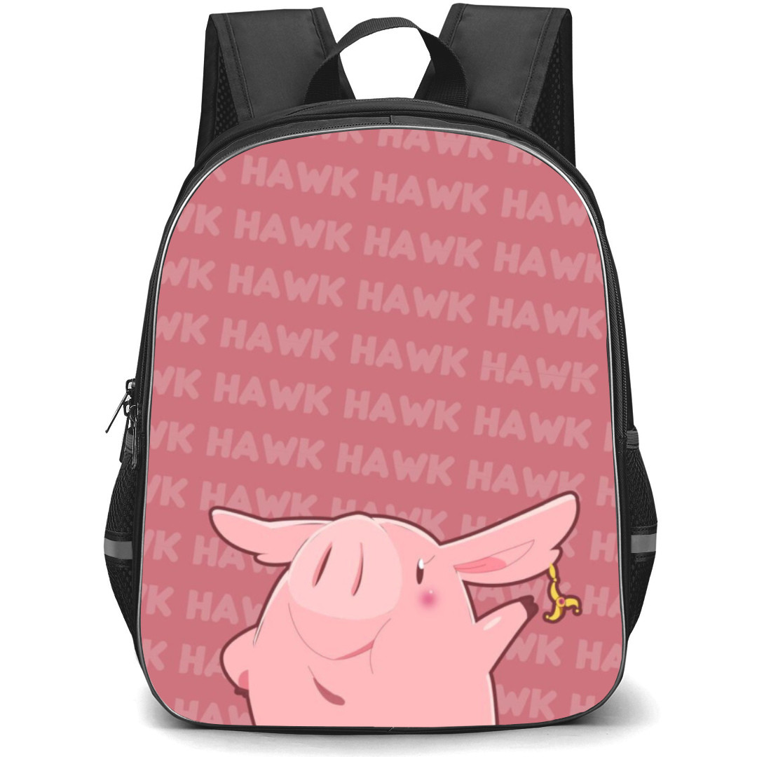 The Seven Deadly Sins Hawk Backpack Student Pack - Hawk Wave Portrait Pattern Background