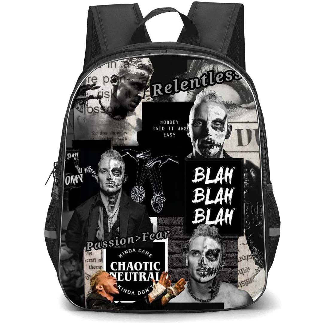 AEW Darby Allin Backpack StudentPack - Darby Allin Stories Grayscale Poster