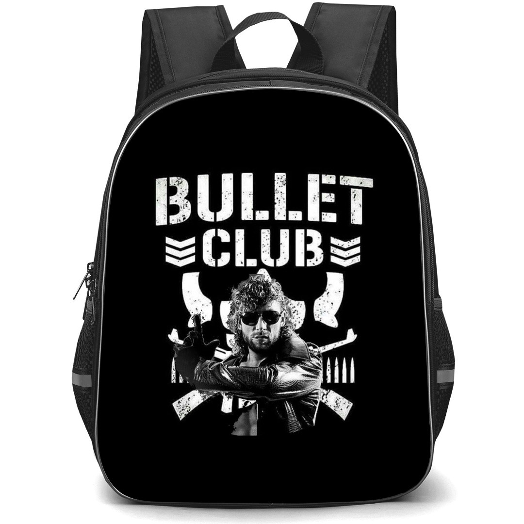 AEW Kenny Omega Backpack StudentPack - Kenny Omega Bullet Club Grayscale