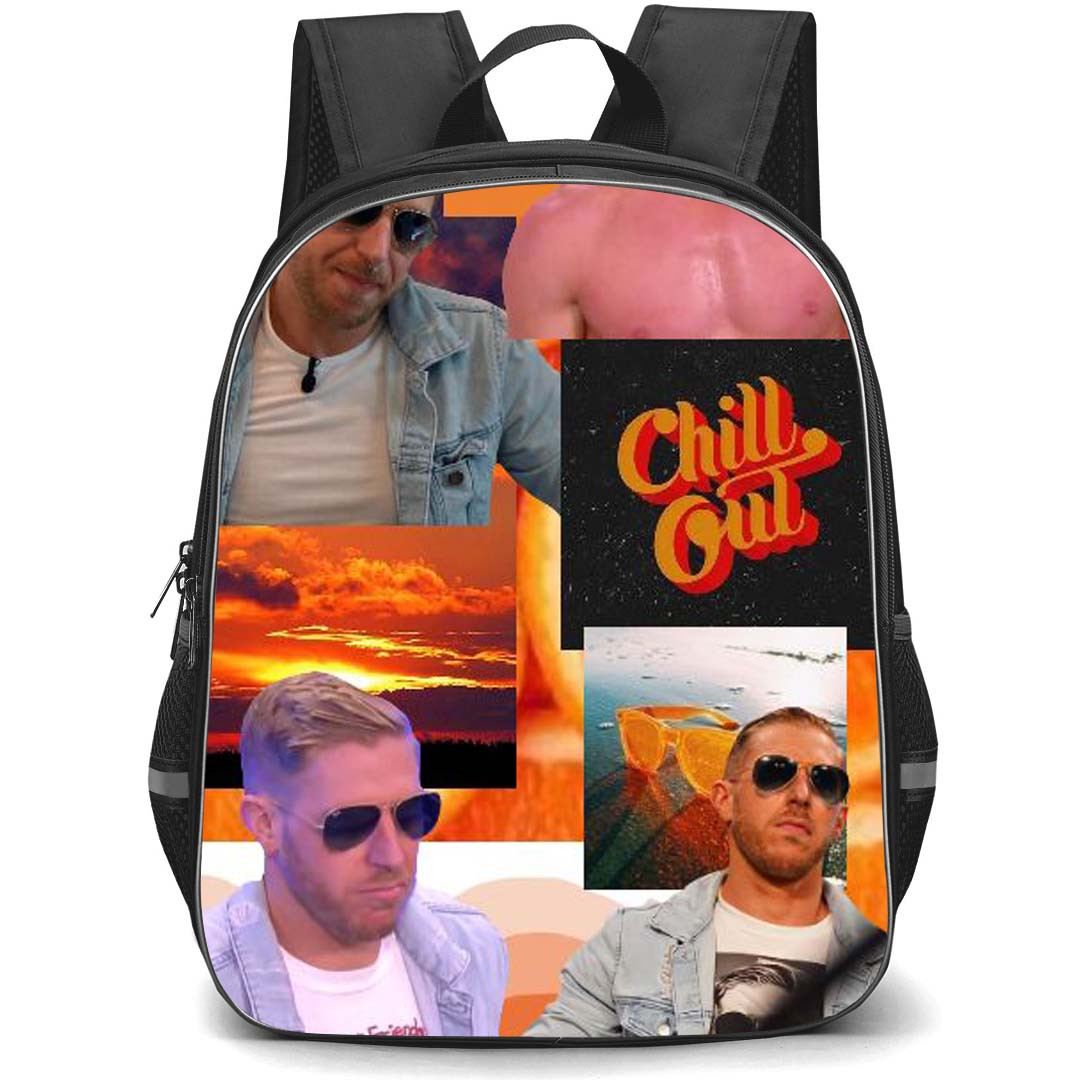 AEW Orange Cassidy Backpack StudentPack - Orange Cassidy Portrait Chill Out