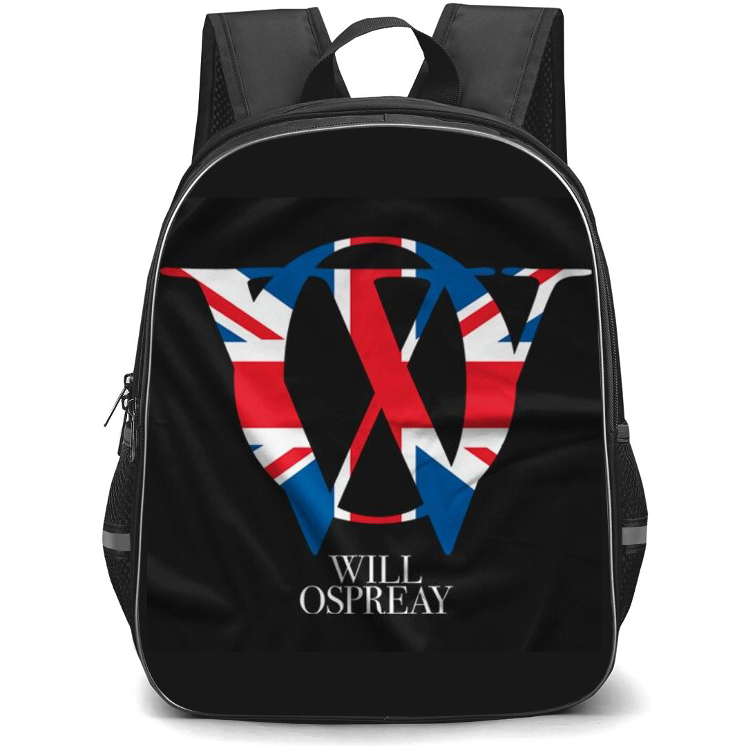 AEW Will Ospreay Backpack StudentPack - AEW Will Ospreay Logo On Dark Background