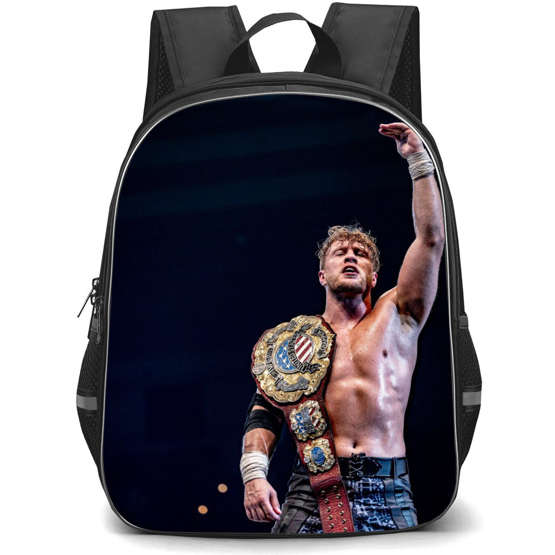 AEW Will Ospreay Backpack StudentPack - AEW Will Ospreay Winning Celebration Poster