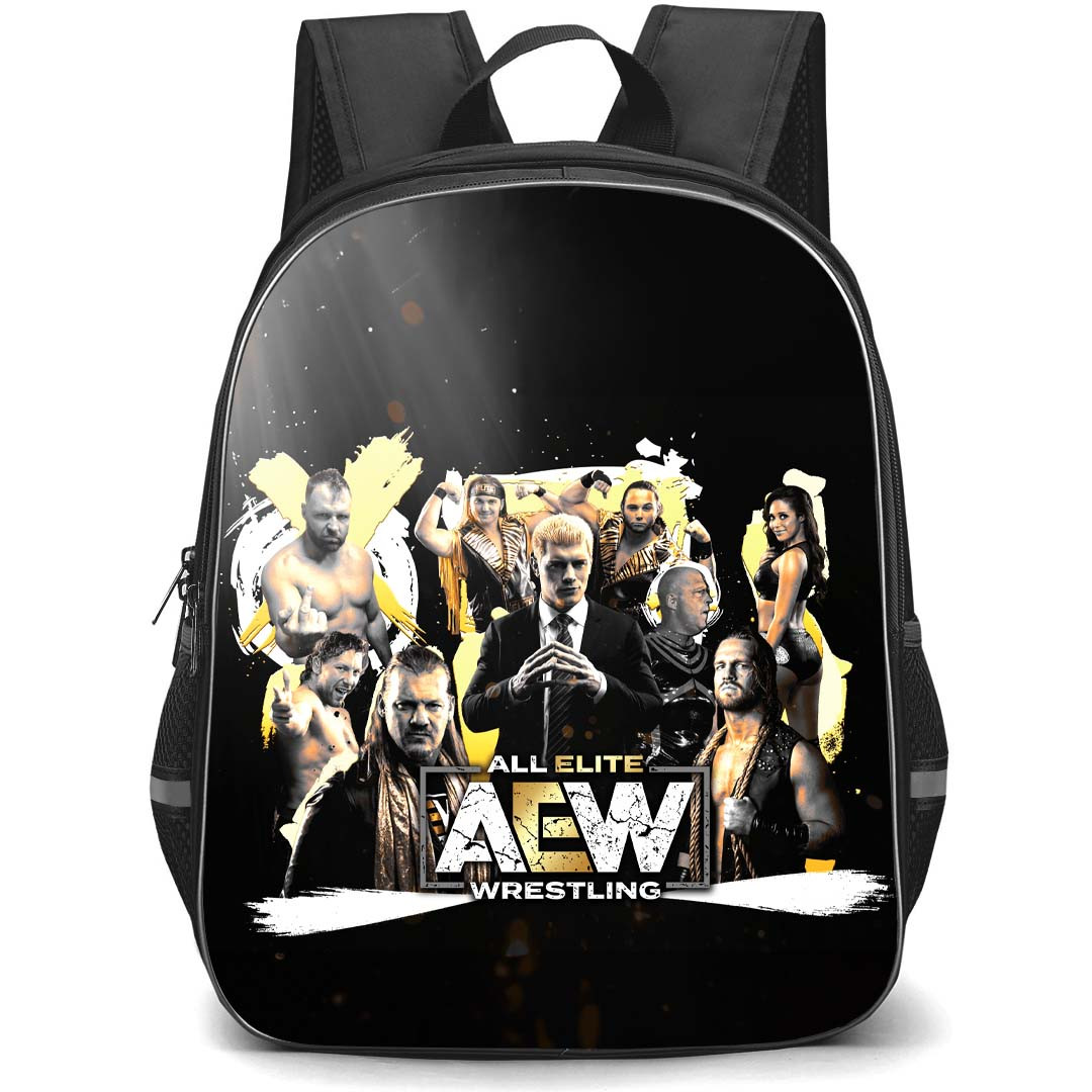 AEW Backpack StudentPack - AWE All Elite AWE Wrestling Graphic Art