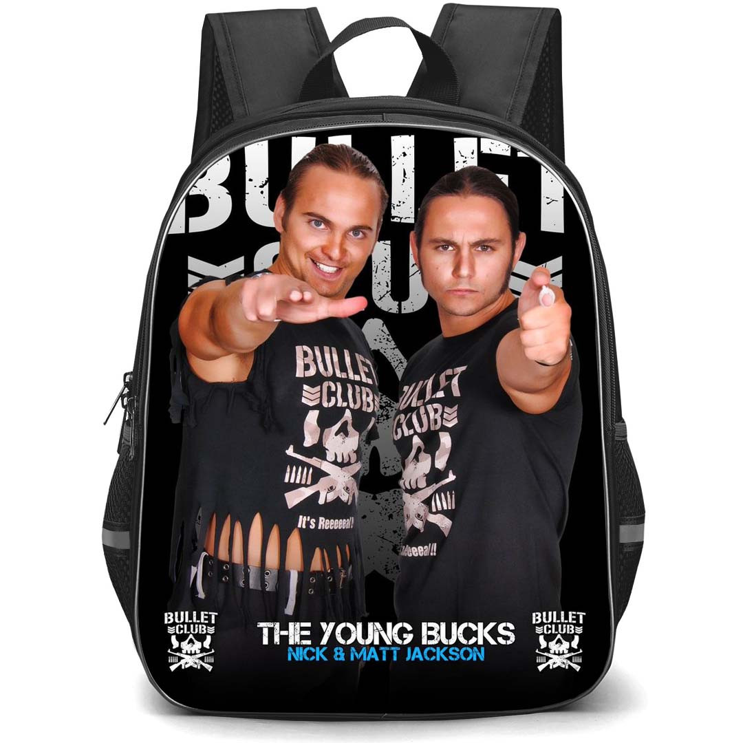 AEW Young Buck Backpack StudentPack - Young Buck Nick And Matt Jackson Portrait