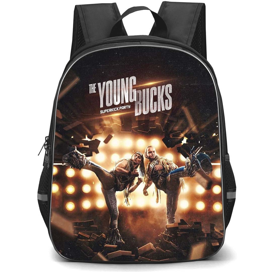 AEW Young Buck Backpack StudentPack - Young Buck SuperKIck Party Poster