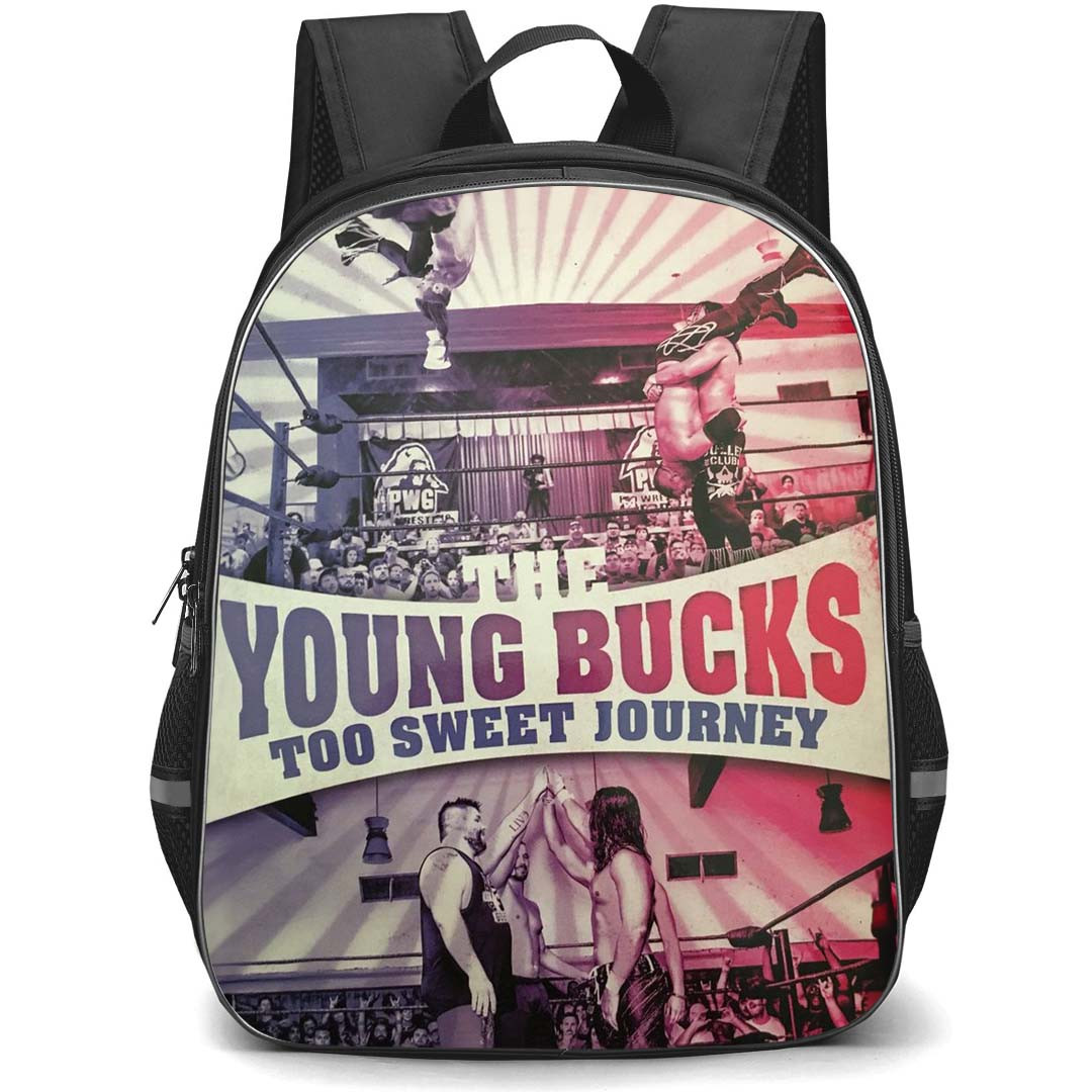 AEW Young Buck Backpack StudentPack - Young Buck Too Sweet Journey Poster