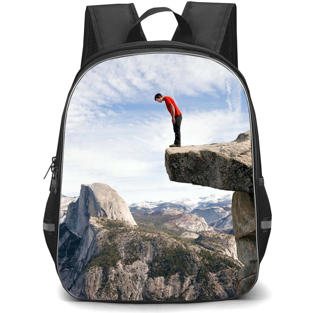 Alex Honnold Backpack School Bag StudentPack - Alex Honnold The Heart-Stopping Climbs Poster