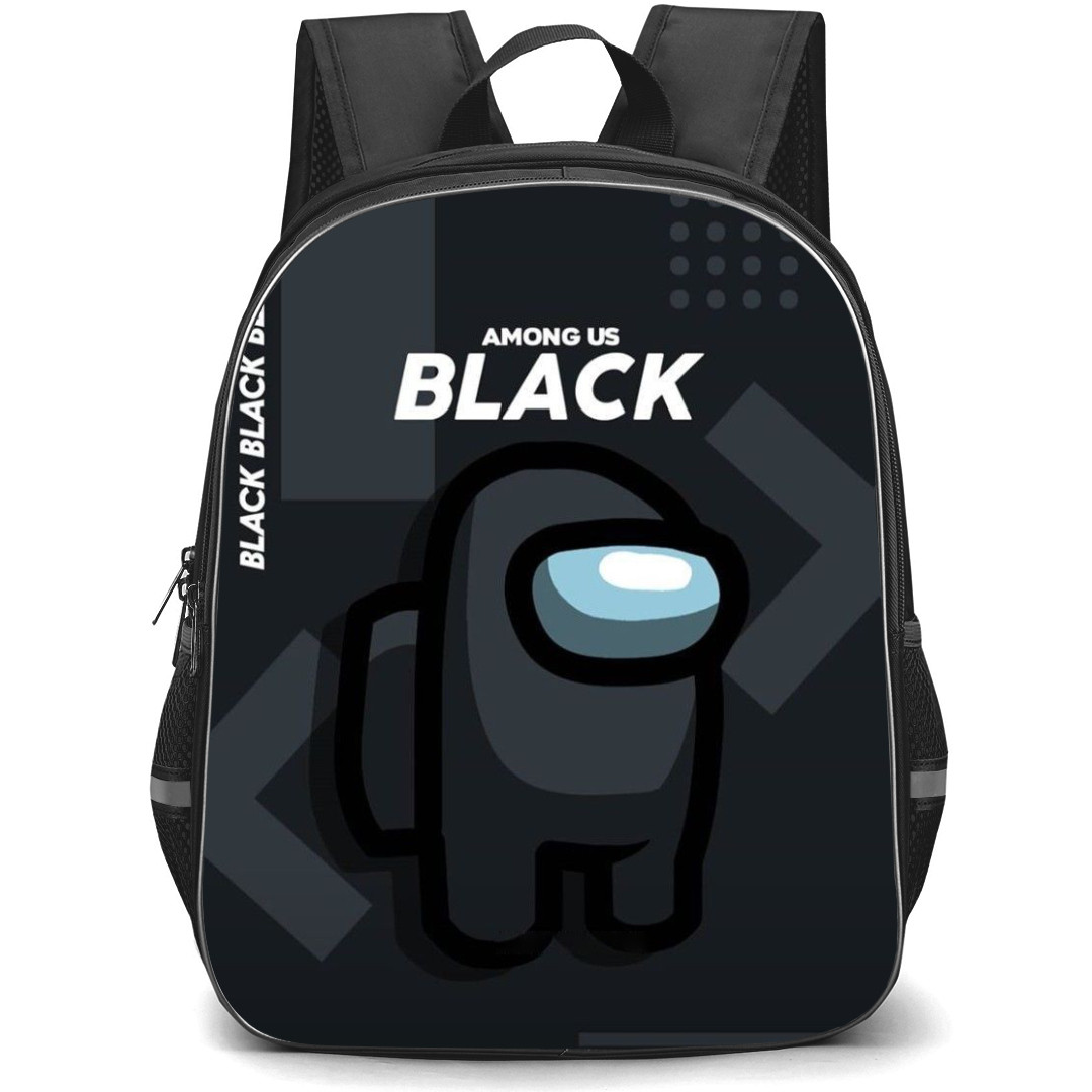 Among Us Black Backpack StudentPack - Among Us Cyan Black