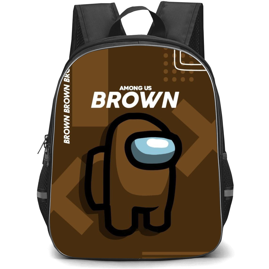 Among Us Brown Backpack StudentPack - Among Us Brown
