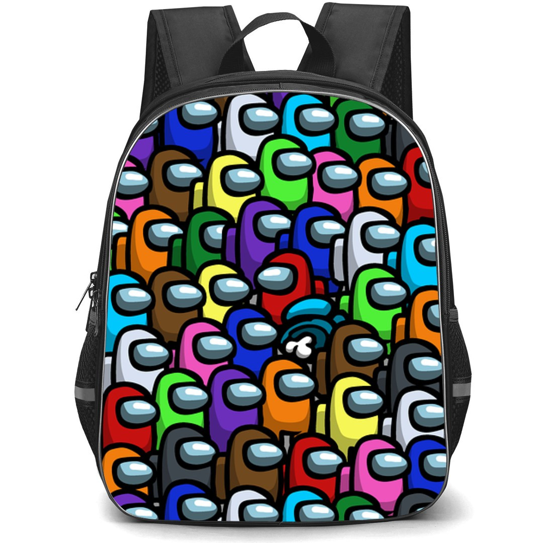 Among Us Backpack StudentPack - Among Us Crowd Of Crewmates
