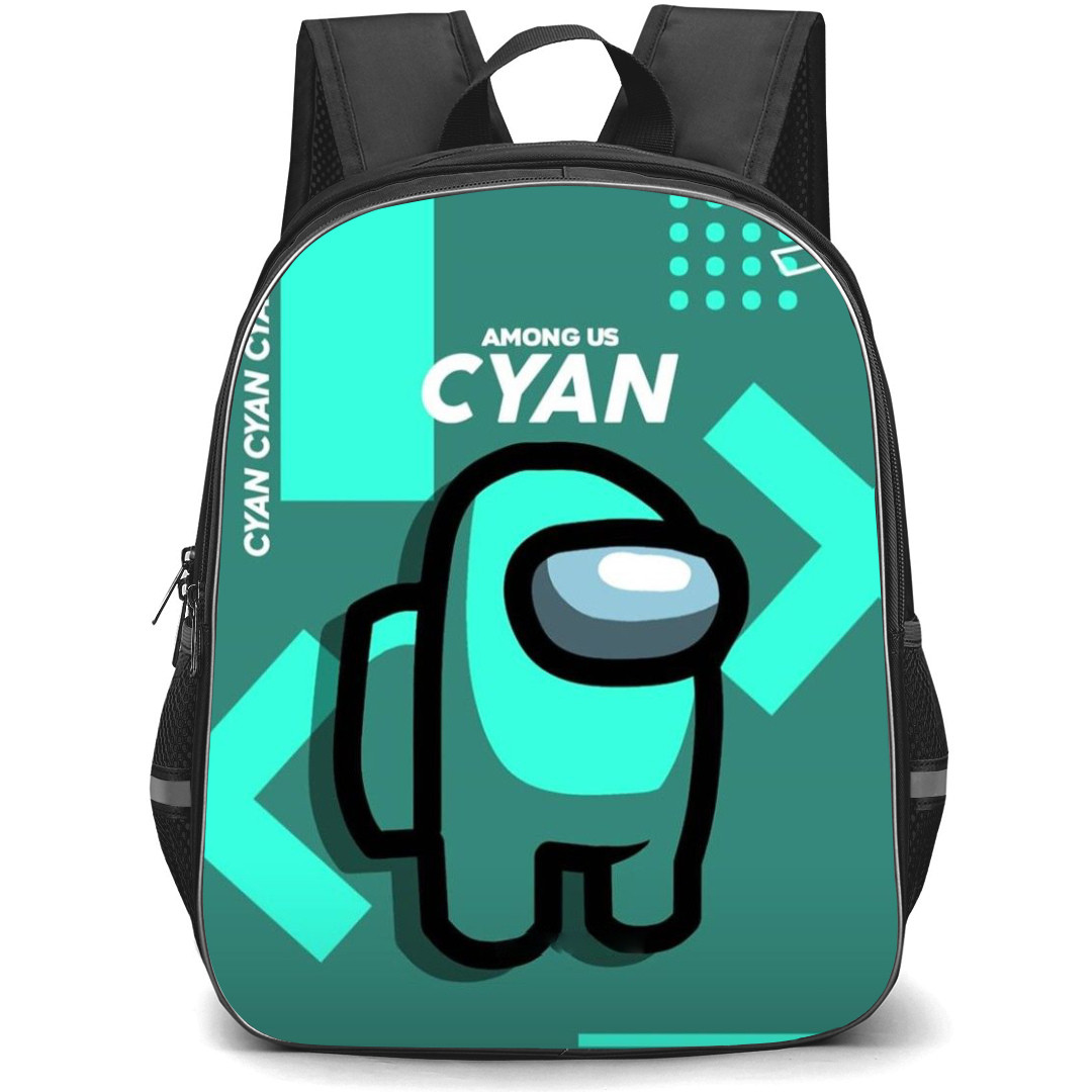 Among Us Cyan Backpack StudentPack - Among Us Cyan