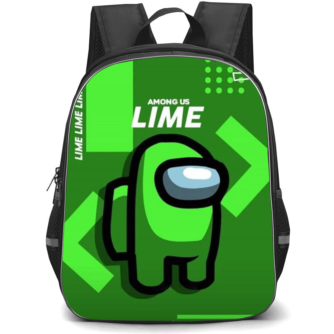 Among Us Lime Backpack StudentPack - Among Us Lime Character