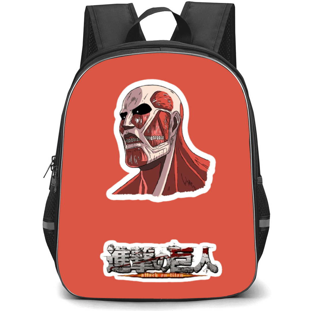 Attack On Titan Backpack StudentPack - Attack on Titan Colossal Avatar Sticker Art