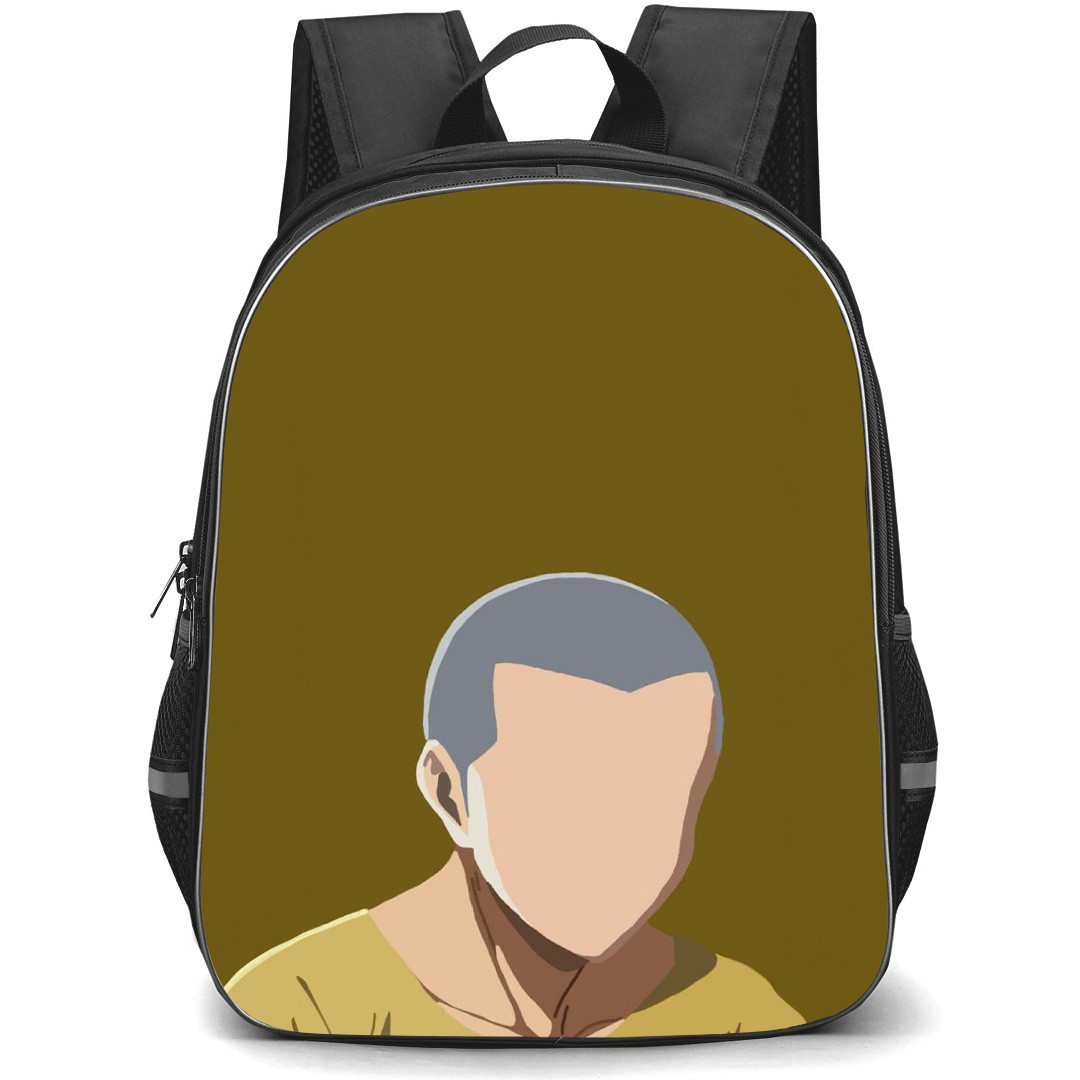 Attack On Titan Connie Backpack StudentPack - Attack on Titan Connie Portrait Minimalist On Olive Background