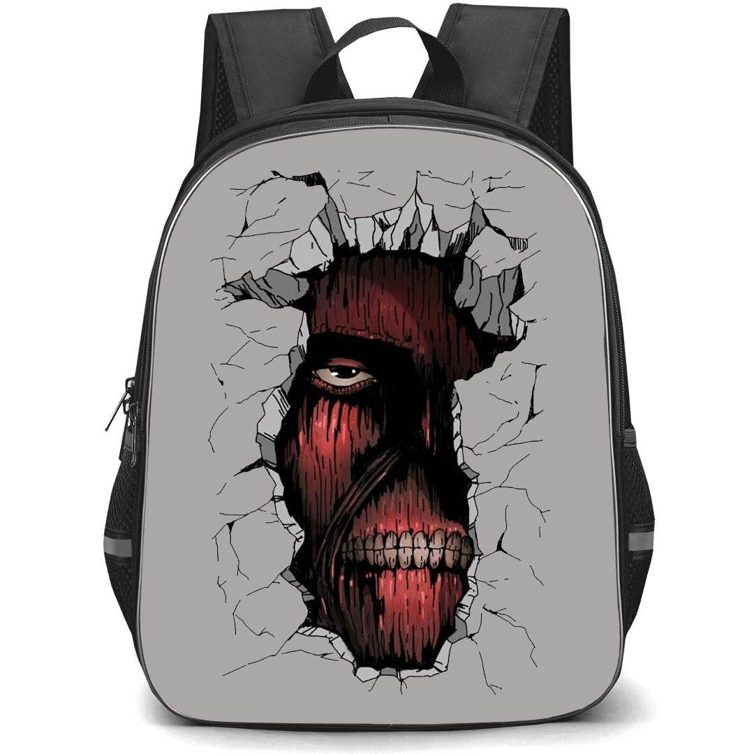 Attack On Titan Backpack StudentPack - Attack on Titan The Titan Inside The Wall Poster