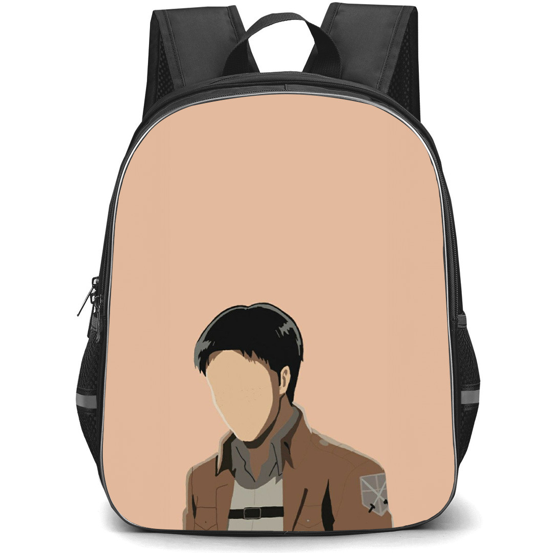 Attack On Titan Marco Backpack StudentPack - Attack on Titan Marco Minimalist Portrait On Beige Background