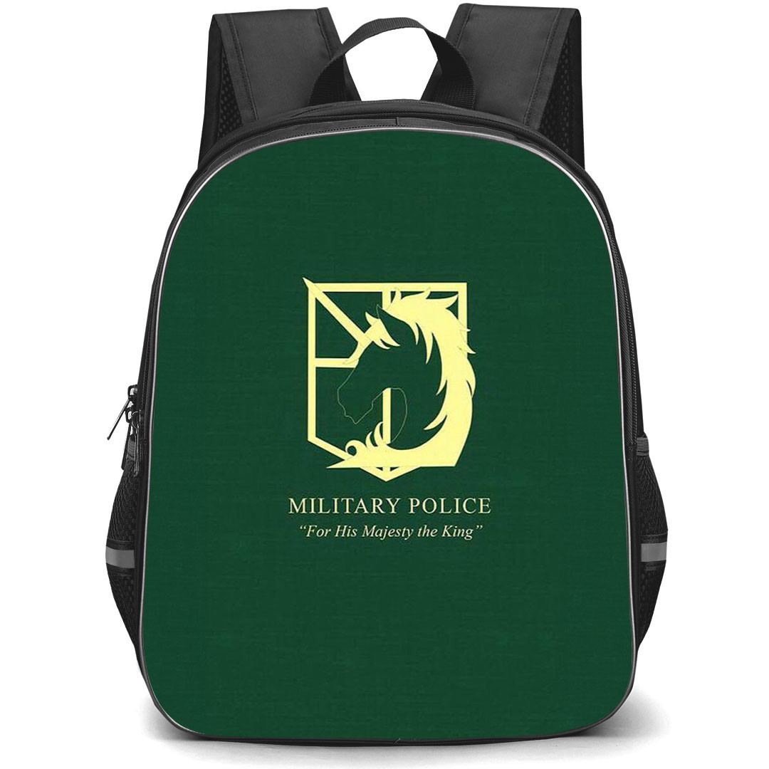 Attack On Titan Backpack StudentPack - Attack on Titan Military Police Logo