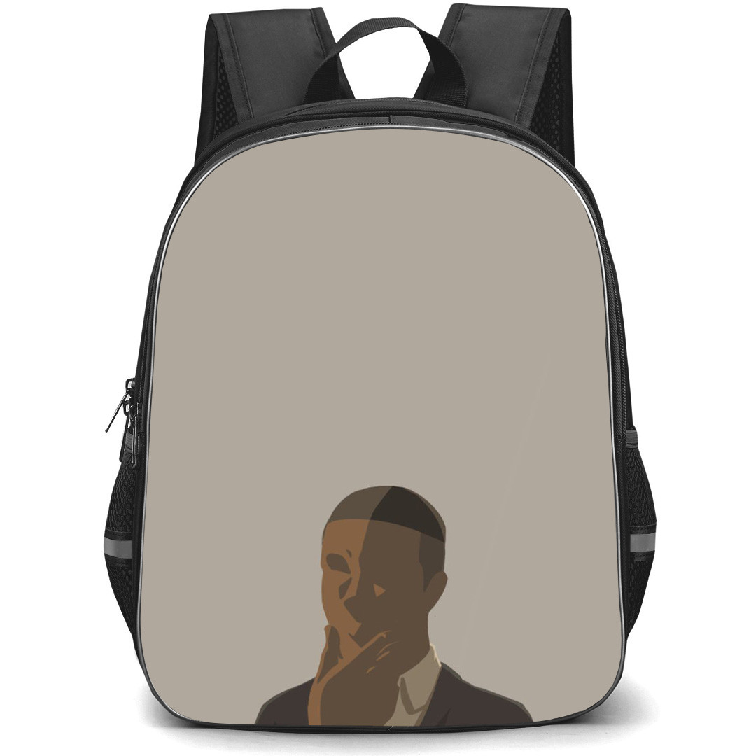 Attack On Titan Onyankopon Backpack StudentPack - Attack on Titan Onyankopon Minimalist Portrait On Grey Background
