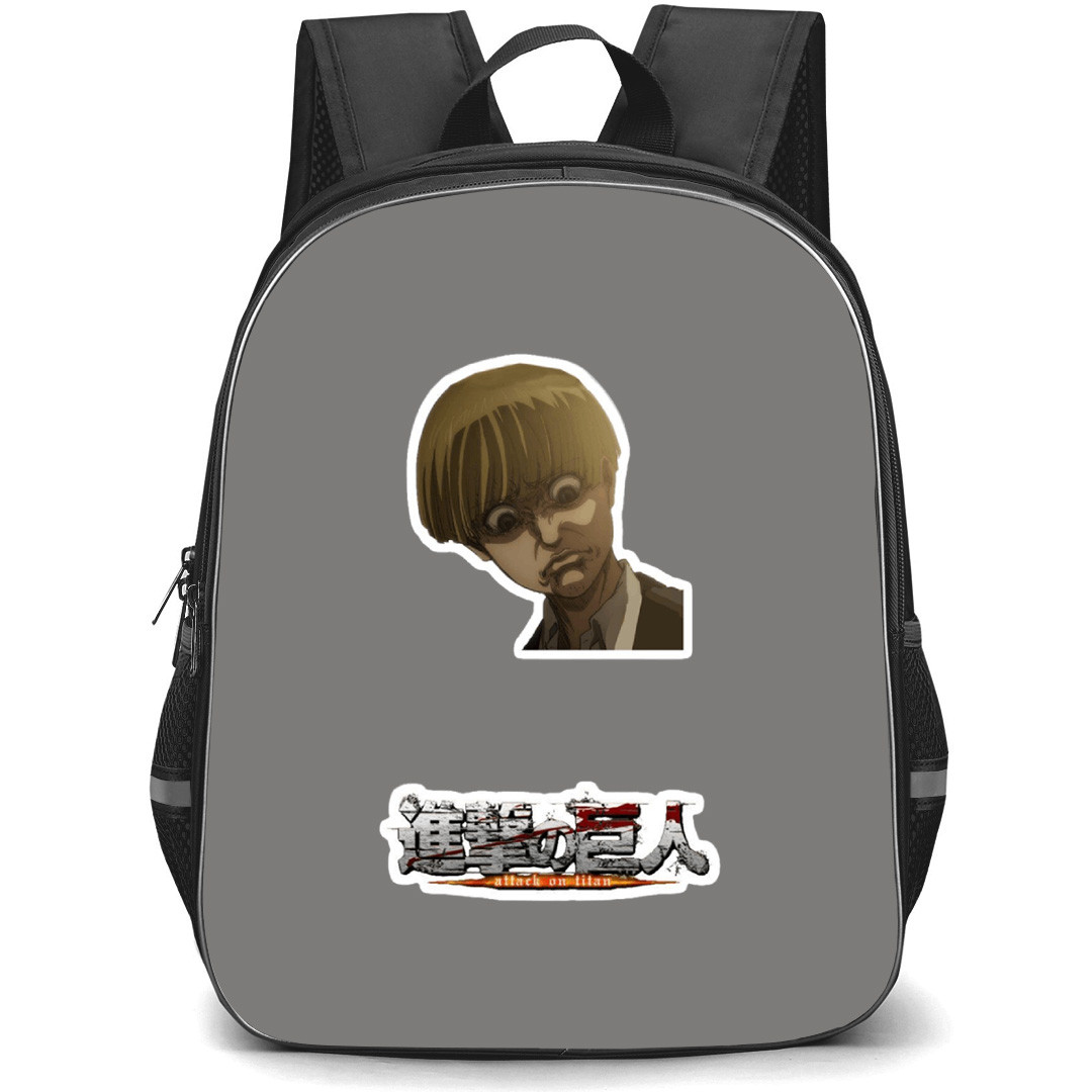 Attack On Titan Yelena Backpack StudentPack - Attack on Titan Yelena Angry Cartoon Art Sticker