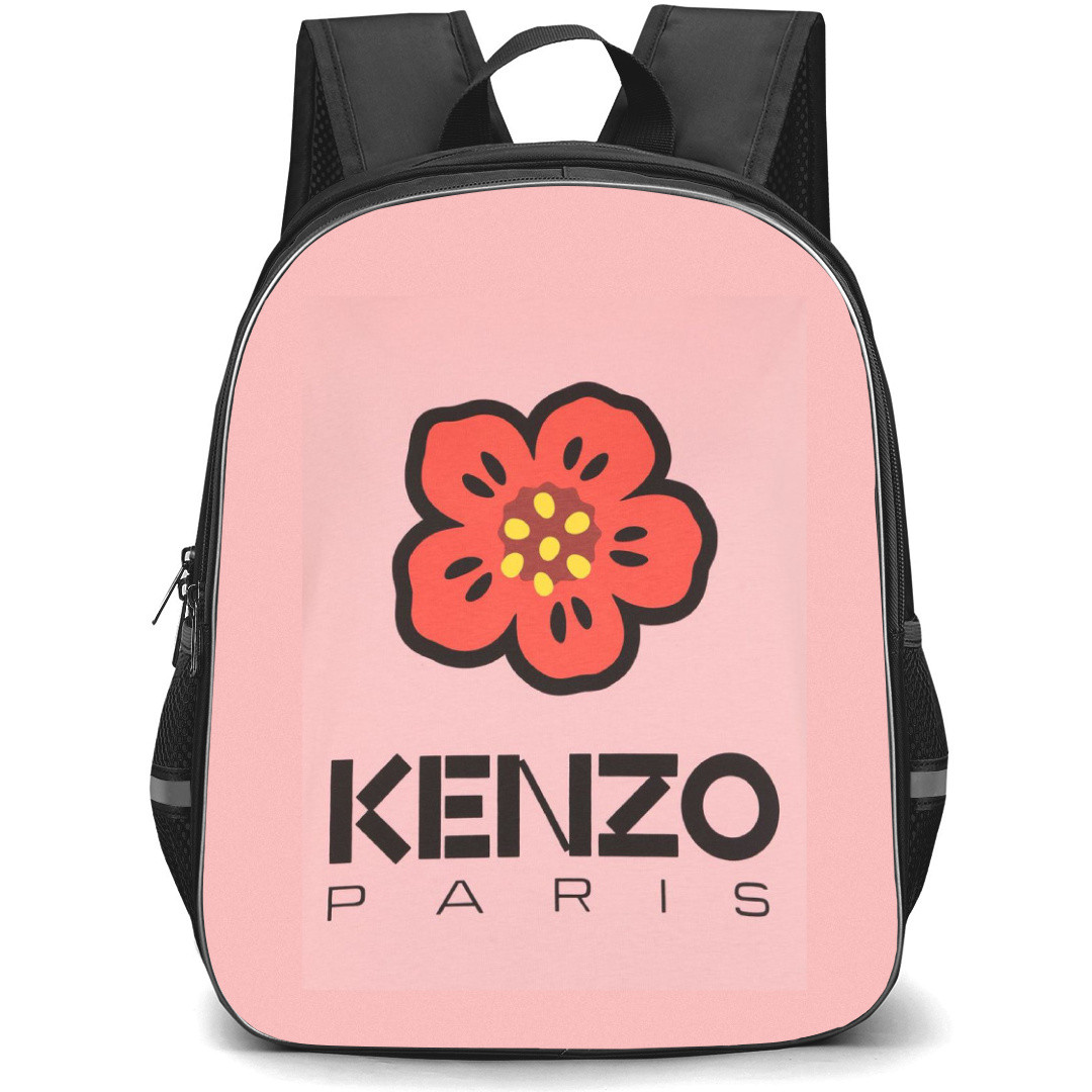 Kenzo Backpack StudentPack - Series Logo Flower Illustration