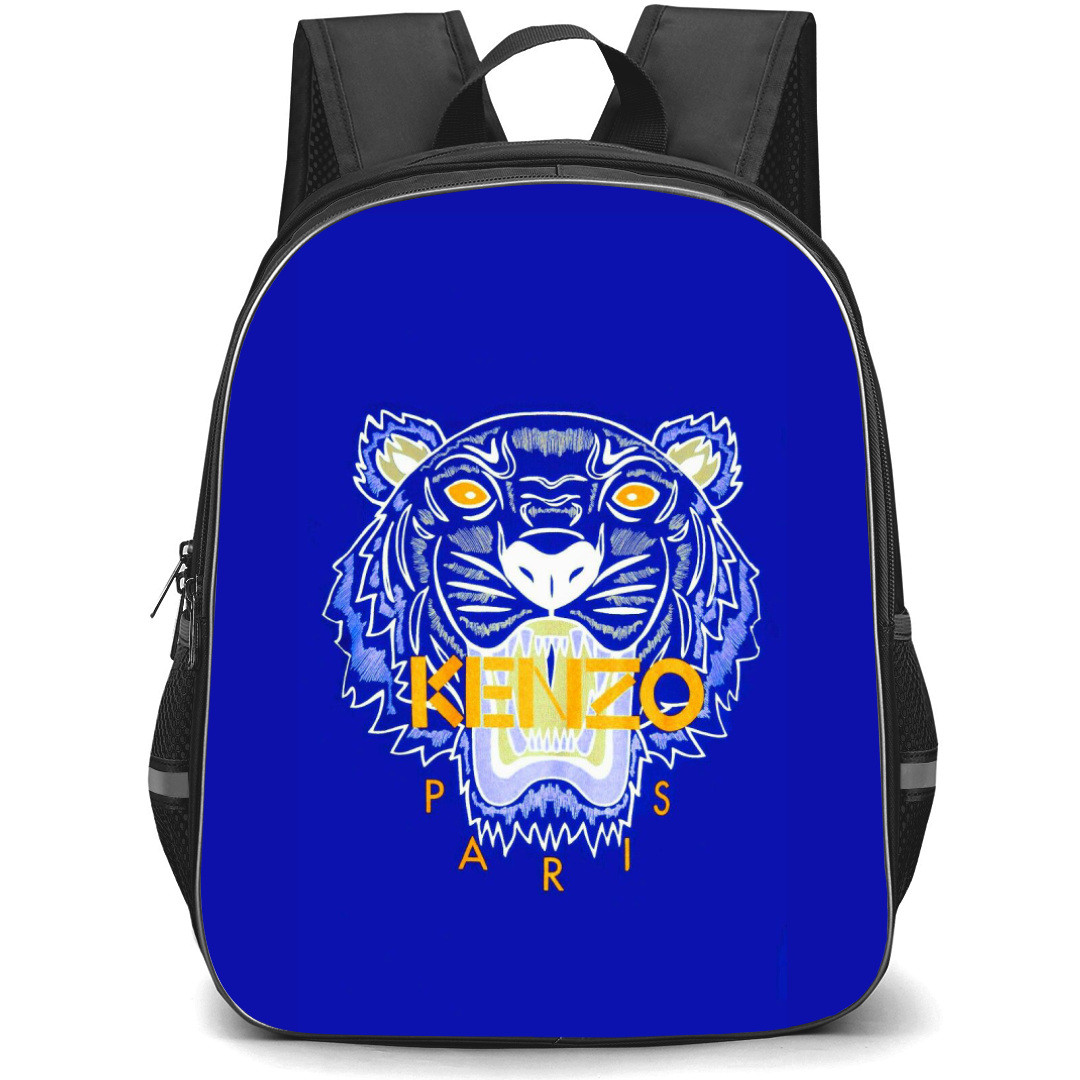 Kenzo Backpack StudentPack - Series Logo Tiger In Blue Background