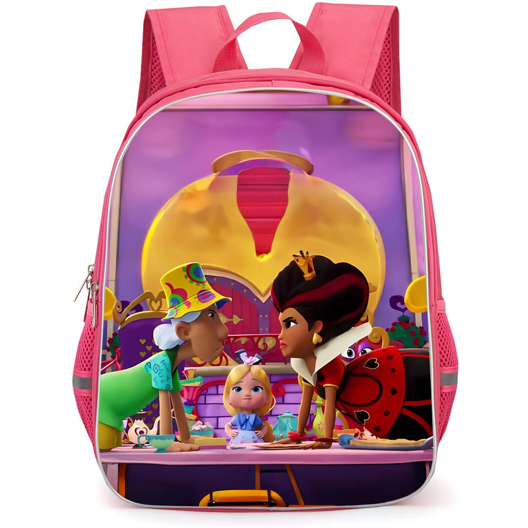 Alice's Wonderland Bakery Backpack StudentPack - Alice's Wonderland Bakery A Royally Mad Tea Party Poster