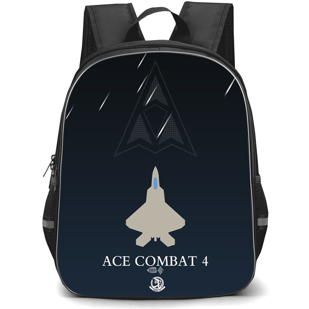 Ace Combat Backpack School Bag StudentPack - Ace Combat 4 Game Comic Art Poster