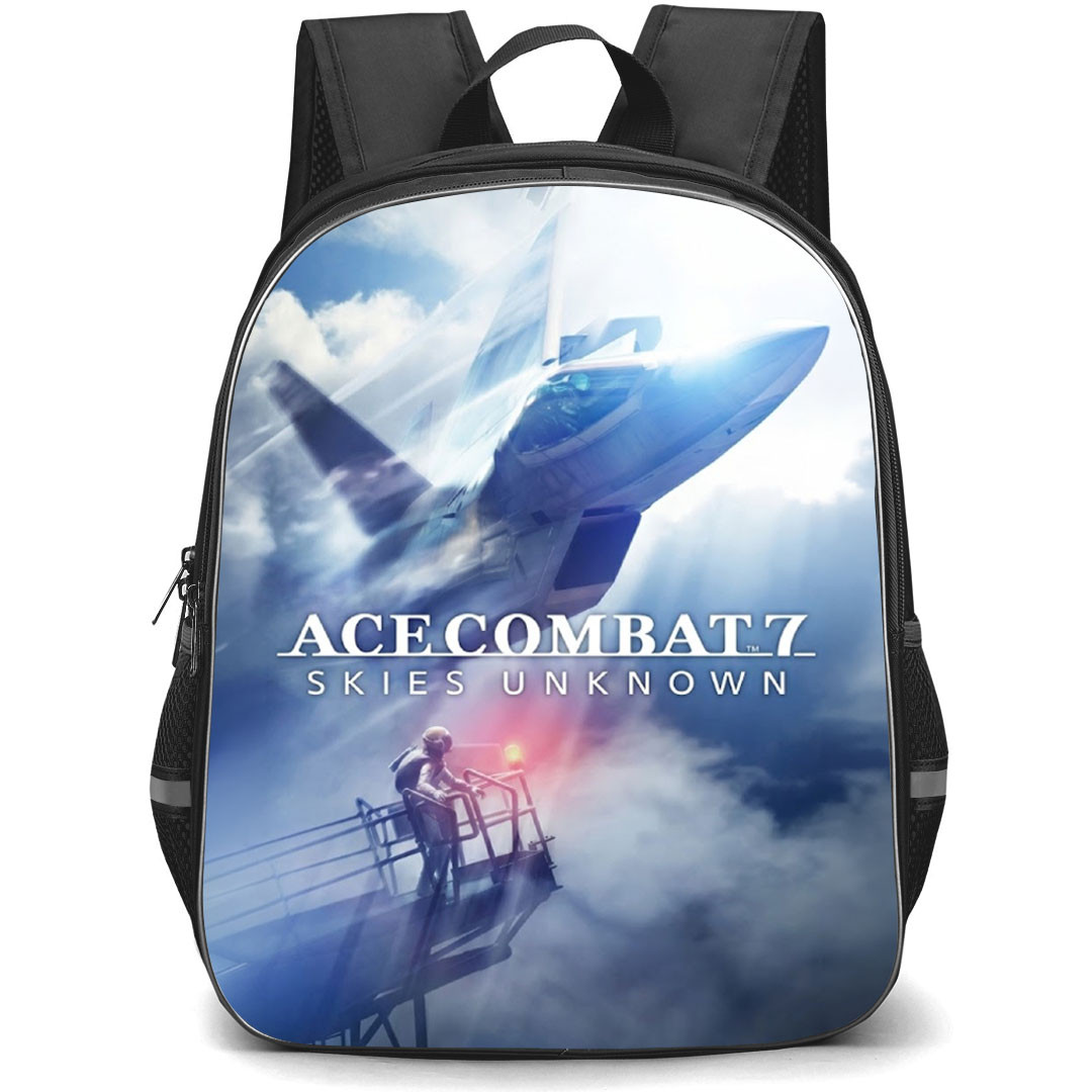 Ace Combat Backpack School Bag StudentPack - Ace Combat 7 Game Cover Art