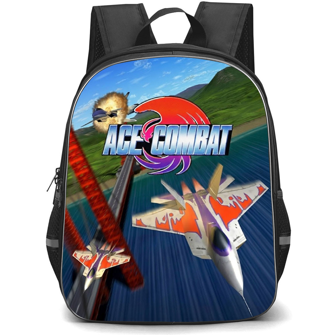 Ace Combat Backpack School Bag StudentPack - Ace Combat Game Cover Art