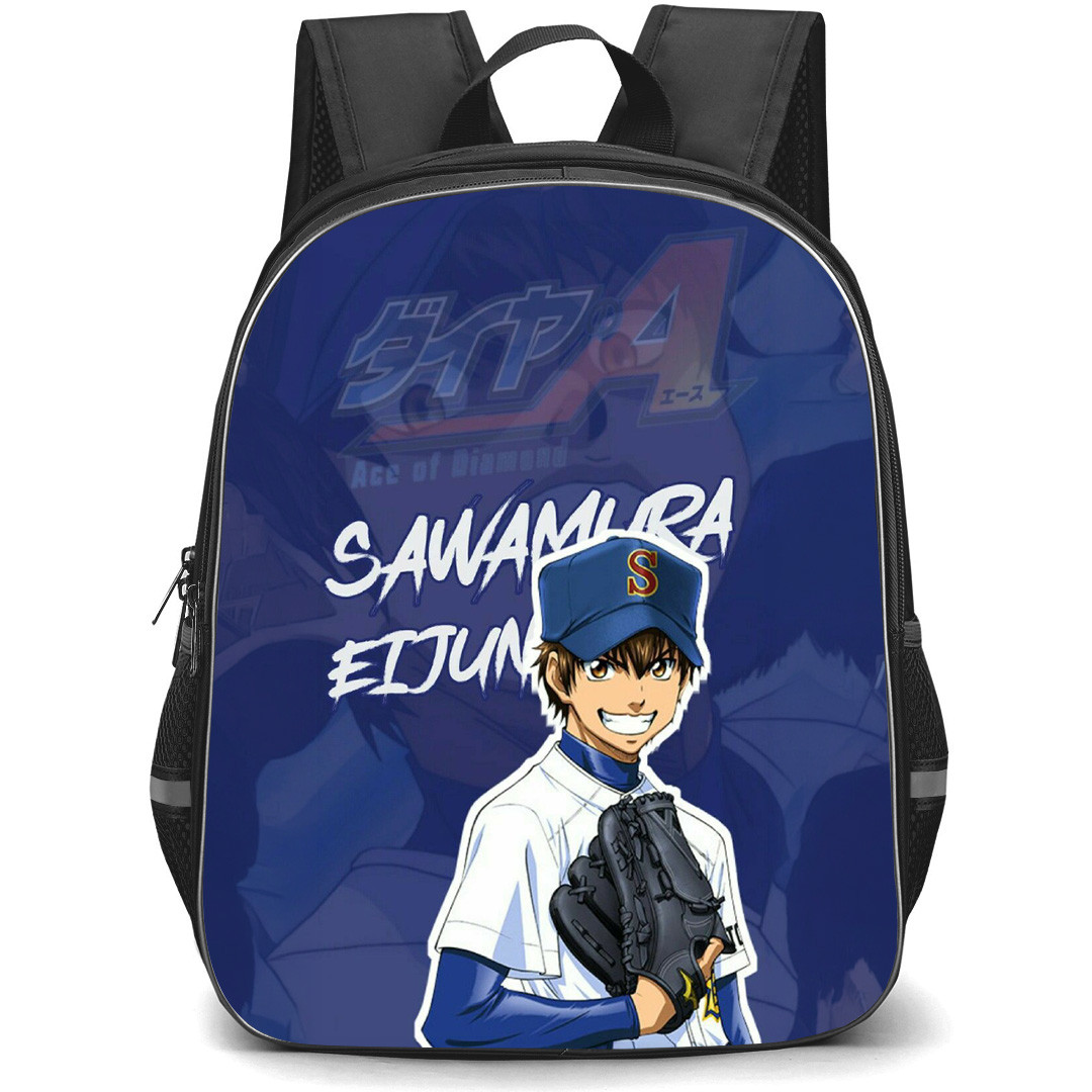 Ace Of The Diamond Sawamura Backpack School Bag StudentPack - Sawamura Smile Portrait Series Poster